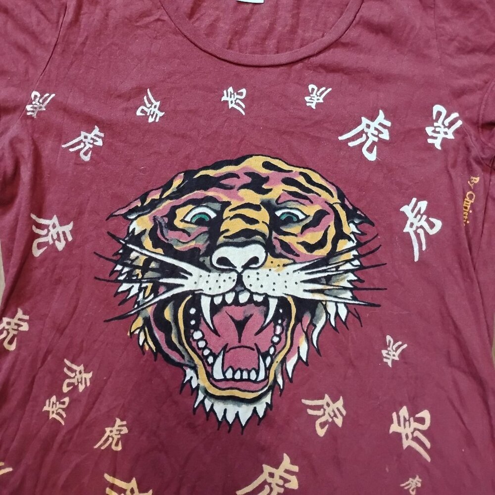Vintage Y2K Ed Hardy Tiger King Joe Exotic T-Shirt